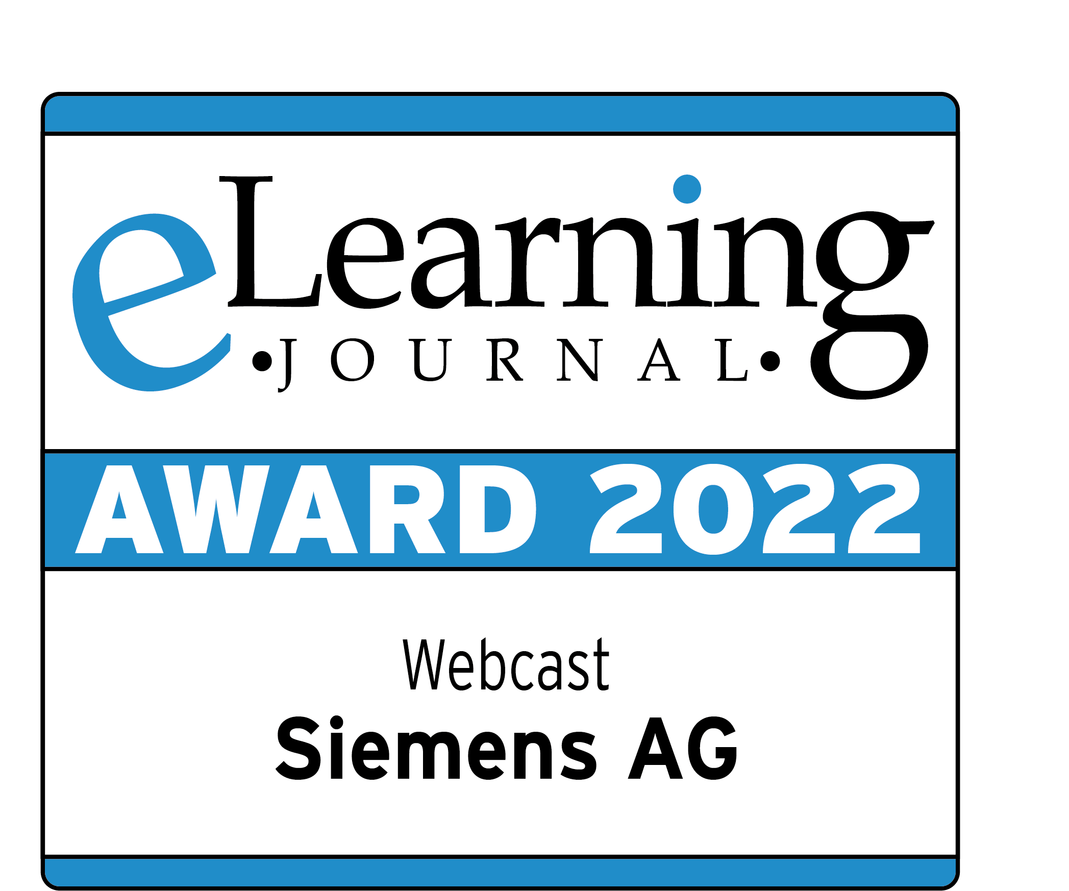 eLearning Award 2022: Siemens Webcast